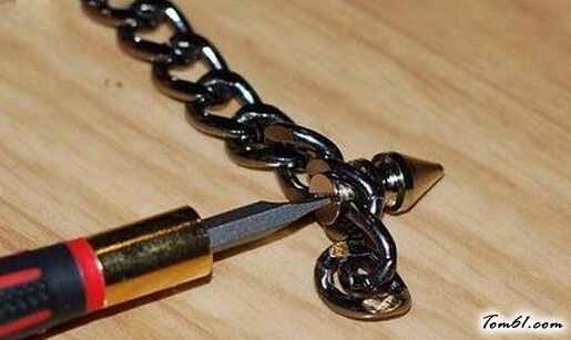 朋克手链的编法和编织教程图片2