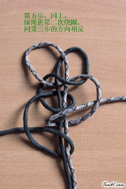 伞绳编织手链的编法和编织教程图片5