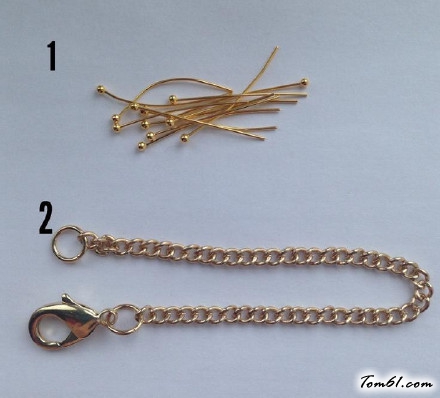 串珠手链的编法和编织教程图片1