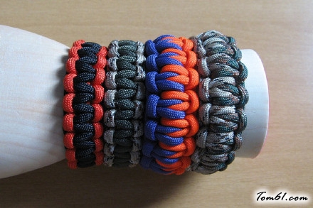 伞绳编织手链的编法和编织教程图片8