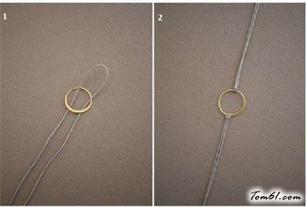 对戒手绳的编法和编织教程图片1