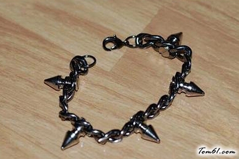 朋克手链的编法和编织教程图片5