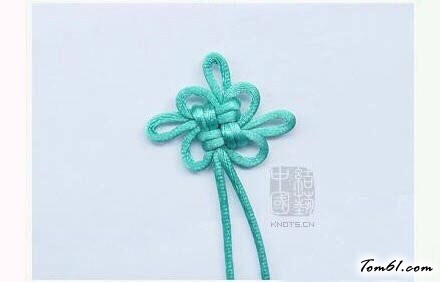 吉祥结的编法和编织教程图片8