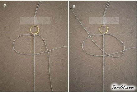 对戒手绳的编法和编织教程图片4
