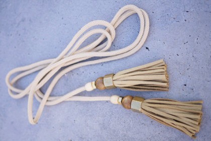 流苏腰带DIY的编法和编织教程