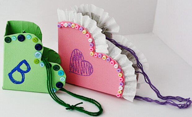 装零食的旧纸盒的废物利用的创意制作图解