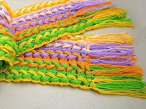 围巾的编法和编织教程