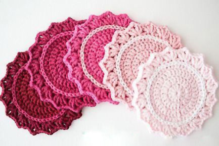 杯垫的编法和编织教程2