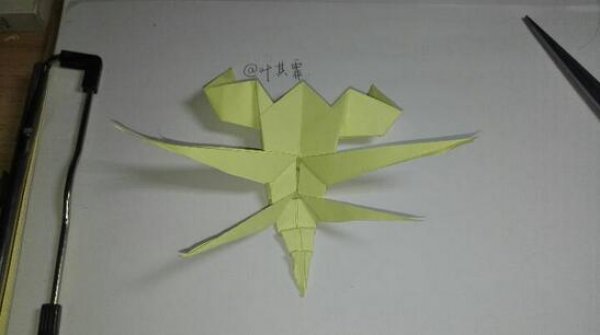 蝎子的折纸图解 怎么折出一只纸蝎子图片14