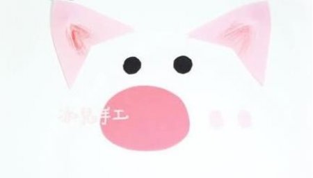 粉红小猪扇子图解教程图片5 粉红小猪扇子图解教程图片5