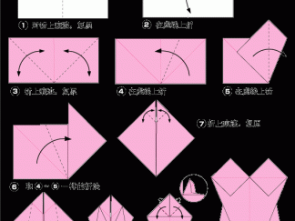 女泳衣的折纸图解与方法教程