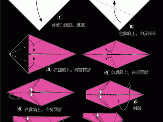 小鸟夹子的折纸图解与方法教程
