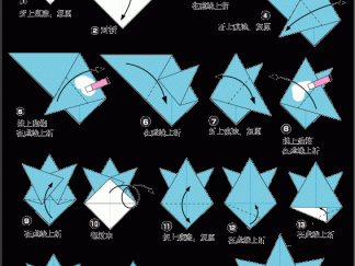 星形帽的折纸图解与方法教程