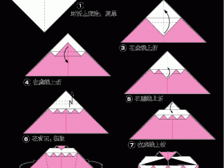 小蛋糕的折纸图解与方法教程