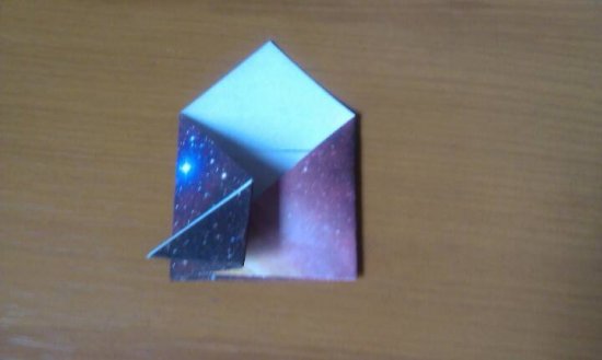 简单的信封折纸方法 如何折出一个信封图片6