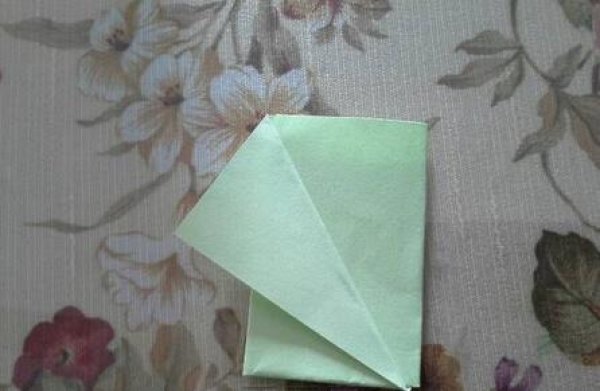 小清新服装的折纸方法,衬衫的折纸过程图片5