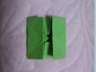 手工折纸大全图解-四叶草糖果盒子图片11