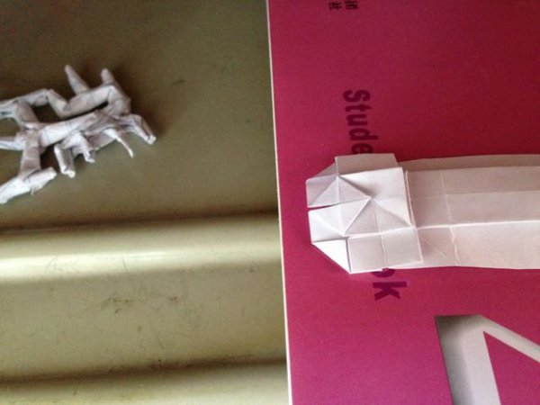 盆栽四叶草的折纸教程-萌萌哒盆栽四叶草 图片6