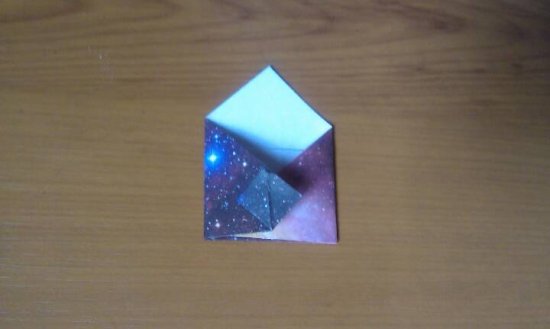 简单的信封折纸方法 如何折出一个信封图片7