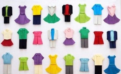 折纸衣服的折法步骤图解教程大全-多彩服装(8)图片1