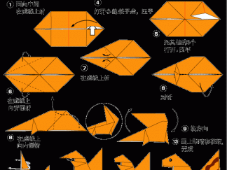 松鼠的折纸图解与方法教程