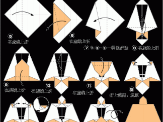 鼯鼠折纸图解与方法教程