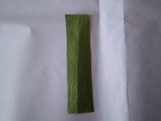 纸玫瑰叶子折纸图解与方法教程