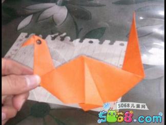喜鹊折纸图解与方法教程