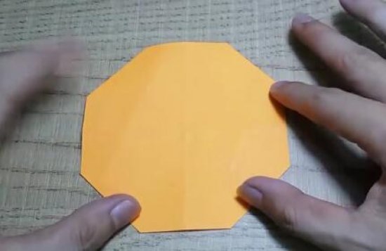 黄色纸伞的折纸方法 怎么折出一把油纸伞图片12