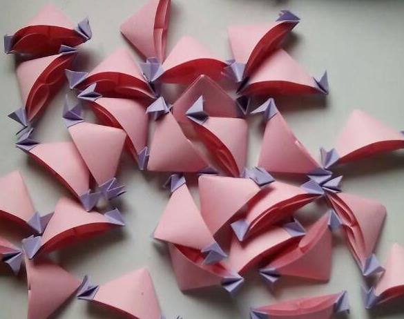 精致小花球折纸图片19