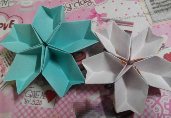 樱花细雨 樱花折纸大全图解图片1