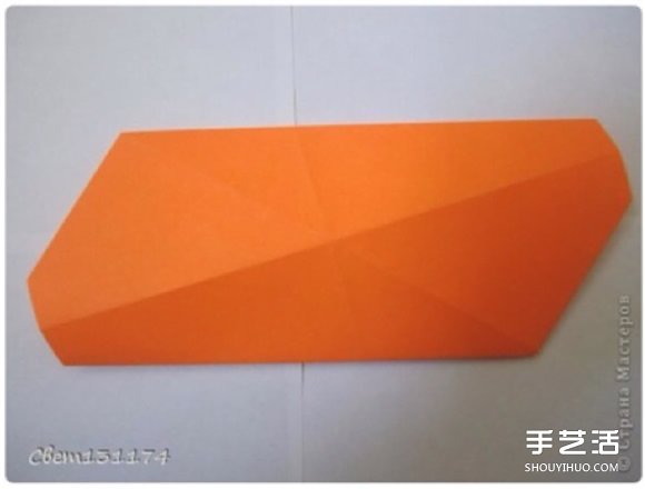 手工立体花球折纸图解 俄罗斯花球的折法图片9