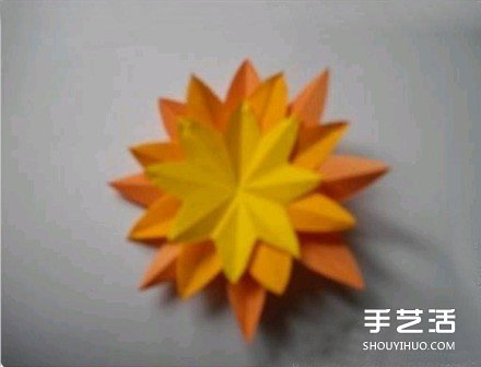 漂亮纸花DIY制作教程 简易纸花的做法图片12