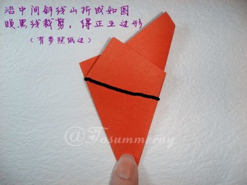 图解-立体五角星花图片6