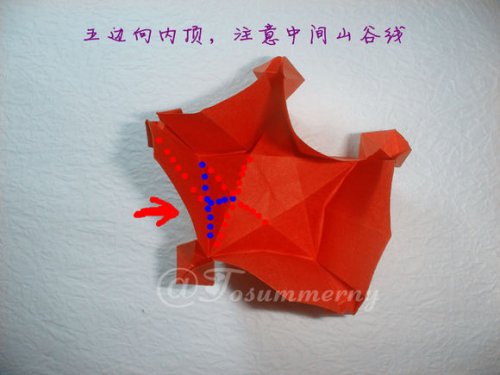 图解-立体五角星花图片26