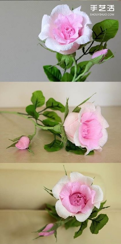 美丽宛如真花的手工折纸花朵的折法图解图片11