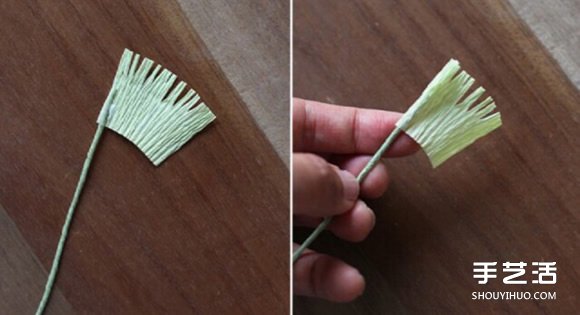 铃铛花的折法图解 皱纹纸制作铃铛花的方法教程图片2