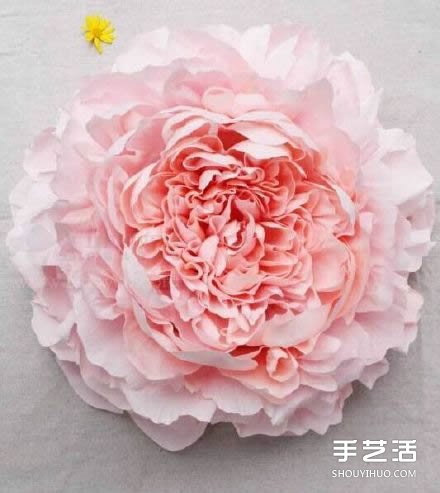 大型皱纸花的做法步骤图解图片1