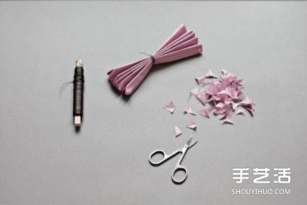 立体纸花的制作图解 立体纸花做法图解图片3
