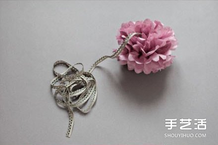 立体纸花的制作图解 立体纸花做法图解图片5