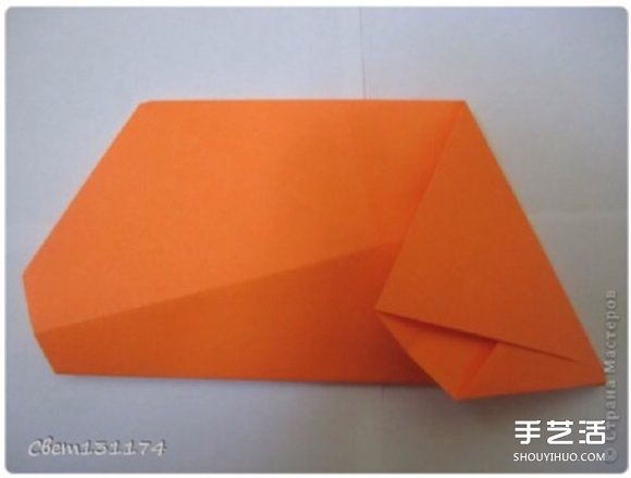 手工立体花球折纸图解 俄罗斯花球的折法图片10