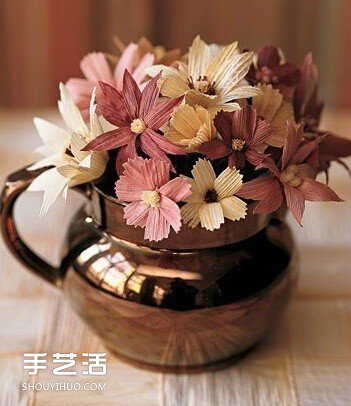 手工纸花的制作方法 与串珠结合的效果令人惊艳图片1