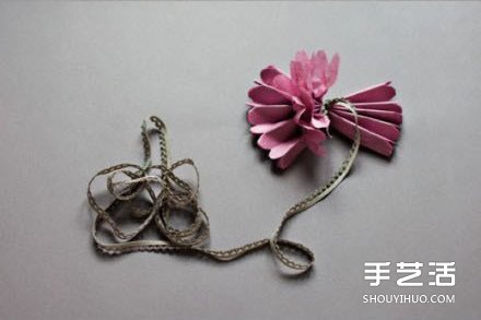 立体纸花的制作图解 立体纸花做法图解图片4
