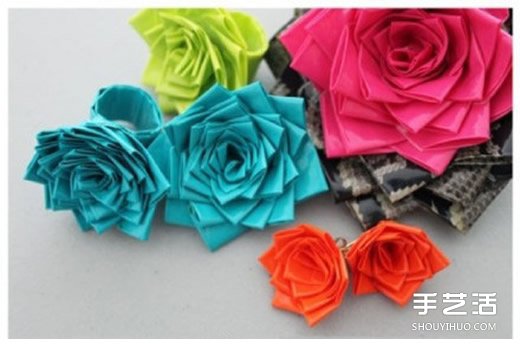 牡丹花的折法图解 折纸牡丹花指环制作教程图片1