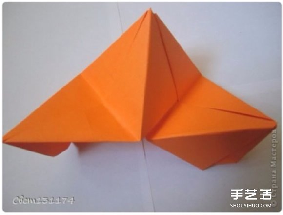 手工立体花球折纸图解 俄罗斯花球的折法图片16