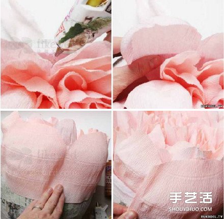 大型皱纸花的做法步骤图解图片10