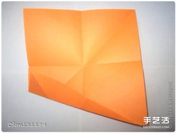 手工立体花球折纸图解 俄罗斯花球的折法图片3