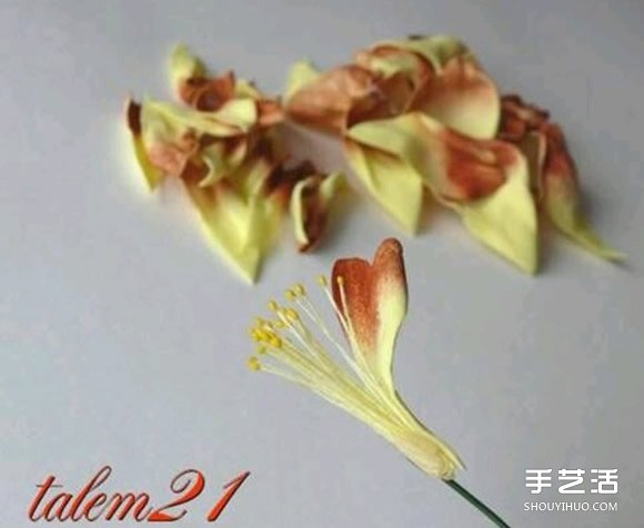 如何用海绵纸做花 海绵纸制作花朵的详细步骤图解图片9