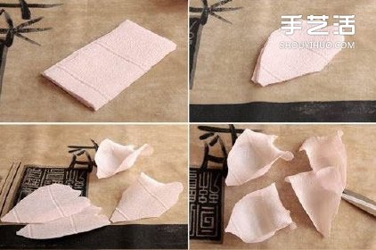 美丽宛如真花的手工折纸花朵的折法图解图片7