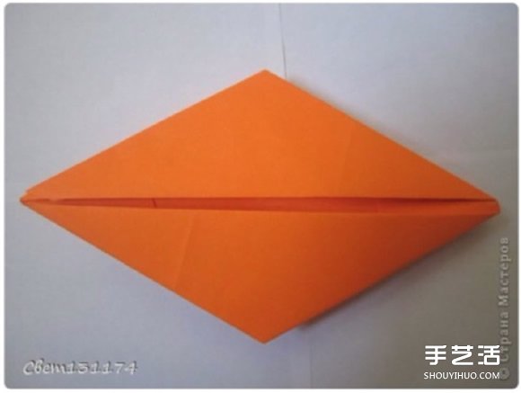 手工立体花球折纸图解 俄罗斯花球的折法图片12